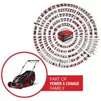 Cordless Lawn Mower GE-CM 43 Li M Kit (2x4,0Ah)